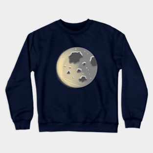 The moon shines Crewneck Sweatshirt